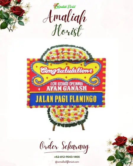 Sewa Papan Bunga 14 Ulu